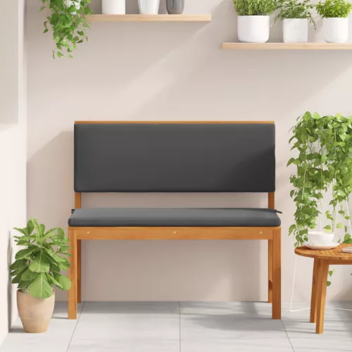  Kerti pad párnákkal 100x50x91 cm Tömör akácfa
