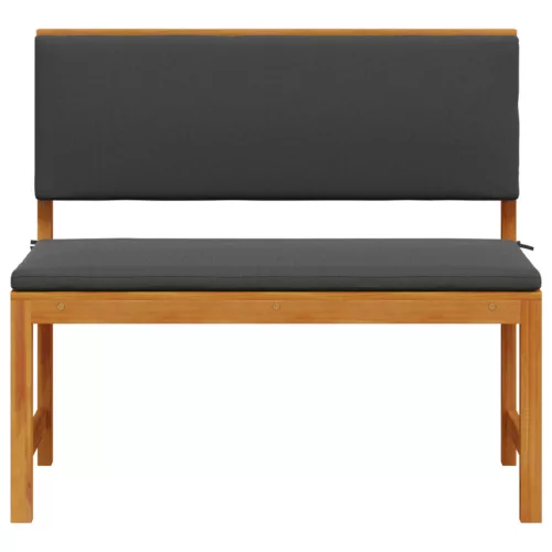  Kerti pad párnákkal 100x50x91 cm Tömör akácfa
