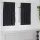  Sötétítő függönyök 2 pcs Fekete 140 x 140 cm Bársony