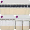  Sötétítő függönyök 2 pcs Fekete 140 x 260 cm Bársony