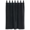  Sötétítő függönyök 2 pcs Fekete 140 x 140 cm Bársony