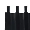  Sötétítő függönyök 2 pcs Fekete 140 x 140 cm Bársony