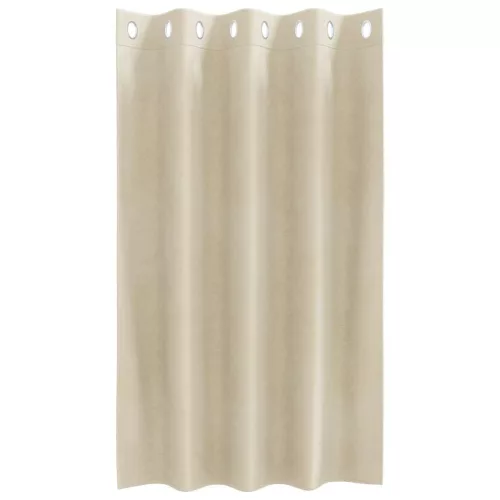  Sötétítő függönyök 2 pcs Krém 140 x 140 cm Bársony