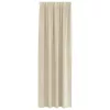  Sötétítő függönyök 2 pcs Krém 140 x 245 cm Bársony