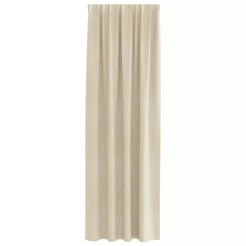  Sötétítő függönyök 2 pcs Krém 140 x 245 cm Bársony