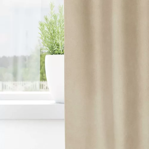  Sötétítő függönyök 2 pcs Krém 140 x 260 cm Bársony