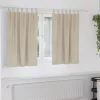  Sötétítő függönyök 2 pcs Krém 140 x 140 cm Bársony