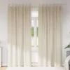  Sötétítő függönyök 2 pcs Krém 140 x 225 cm Bársony