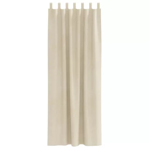  Sötétítő függönyök 2 pcs Krém 140 x 225 cm Bársony