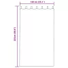  Sötétítő függönyök 2 pcs Krém 140 x 225 cm Bársony