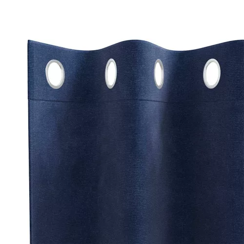  Sötétítő függönyök 2 pcs Sötét kék 140 x 140 cm Bársony