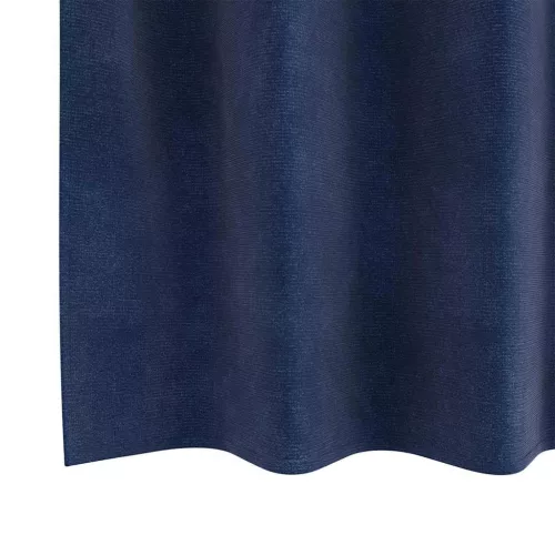  Sötétítő függönyök 2 pcs Sötét kék 140 x 140 cm Bársony