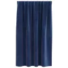  Sötétítő függönyök 2 pcs Sötét kék 140 x 140 cm Bársony