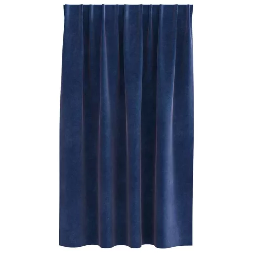  Sötétítő függönyök 2 pcs Sötét kék 140 x 140 cm Bársony