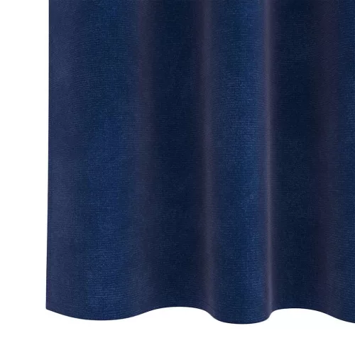  Sötétítő függönyök 2 pcs Sötét kék 140 x 140 cm Bársony