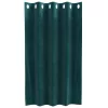  Sötétítő függönyök 2 pcs Sötétzöld 140 x 140 cm Bársony