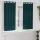  Sötétítő függönyök 2 pcs Sötétzöld 140 x 175 cm Bársony