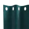  Sötétítő függönyök 2 pcs Sötétzöld 140 x 175 cm Bársony