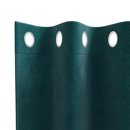  Sötétítő függönyök 2 pcs Sötétzöld 140 x 175 cm Bársony