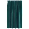  Sötétítő függönyök 2 pcs Sötétzöld 140 x 140 cm Bársony