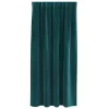  Sötétítő függönyök 2 pcs Sötétzöld 140 x 175 cm Bársony