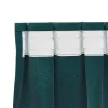  Sötétítő függönyök 2 pcs Sötétzöld 140 x 225 cm Bársony