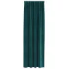  Sötétítő függönyök 2 pcs Sötétzöld 140 x 260 cm Bársony
