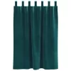  Sötétítő függönyök 2 pcs Sötétzöld 140 x 140 cm Bársony