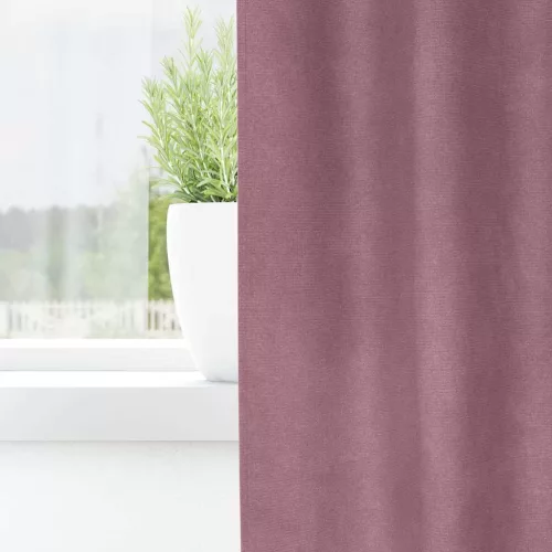  Sötétítő függönyök 2 pcs Sötét rózsaszín 140 x 140 cm Bársony