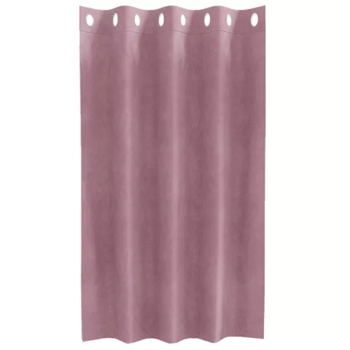  Sötétítő függönyök 2 pcs Sötét rózsaszín 140 x 140 cm Bársony