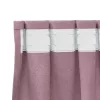  Sötétítő függönyök 2 pcs Sötét rózsaszín 140 x 140 cm Bársony