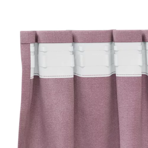 Sötétítő függönyök 2 pcs Sötét rózsaszín 140 x 140 cm Bársony