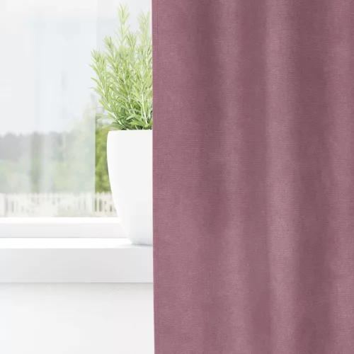  Sötétítő függönyök 2 pcs Sötét rózsaszín 140 x 245 cm Bársony