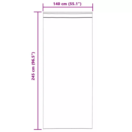  Sötétítő függönyök 2 pcs Sötét rózsaszín 140 x 245 cm Bársony