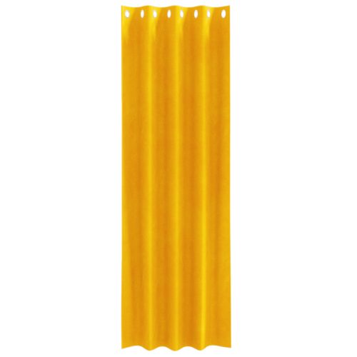  Sötétítőfüggöny 2 db Mustár Sárga Bársonyos