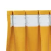  Sötétítő függönyök 2 pcs Mustár sárga 140 x 245 cm Bársony