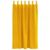  Sötétítő függönyök 2 pcs Mustár sárga 140 x 175 cm Bársony
