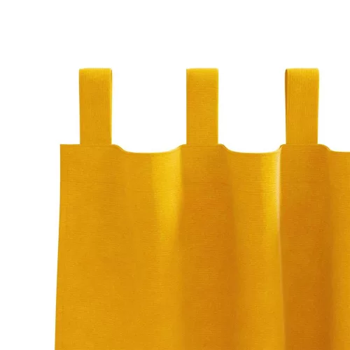  Sötétítő függönyök 2 pcs Mustár sárga 140 x 260 cm Bársony