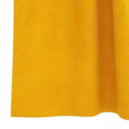  Sötétítő függönyök 2 pcs Mustár sárga 140 x 260 cm Bársony