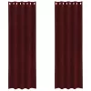  Sötétítő függönyök 2 pcs Bordó 140 x 245 cm Bársony