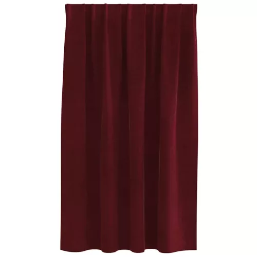 Sötétítő függönyök 2 pcs Bordó 140 x 140 cm Bársony