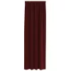 Sötétítő függönyök 2 pcs Bordó 140 x 225 cm Bársony