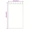  Sötétítő függönyök 2 pcs Bordó 140 x 225 cm Bársony