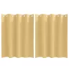  Függönyök függönyökkel 2 pcs Bézs 140 x 140 cm Poliészter