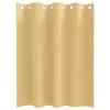  Függönyök függönyökkel 2 pcs Bézs 140 x 140 cm Poliészter