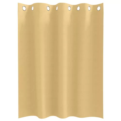  Függönyök függönyökkel 2 pcs Bézs 140 x 140 cm Poliészter