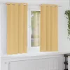  Függönyök függönyökkel 2 pcs Bézs 175 x 140 cm Poliészter
