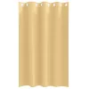  Függönyök függönyökkel 2 pcs Bézs 175 x 140 cm Poliészter