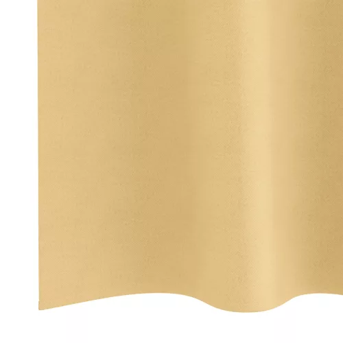  Függönyök függönyökkel 2 pcs Bézs 175 x 140 cm Poliészter