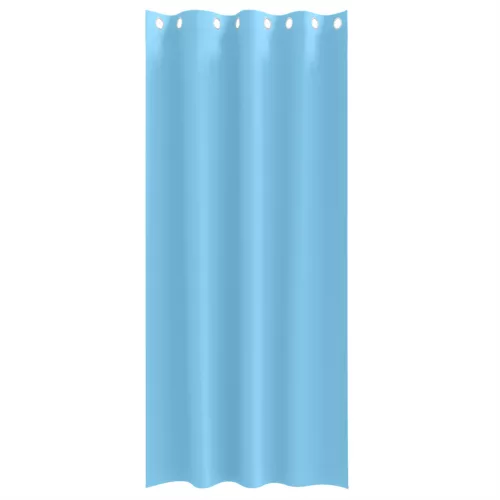  Függönyök 2 pcs Világos kék 225 x 140 cm Poliészter